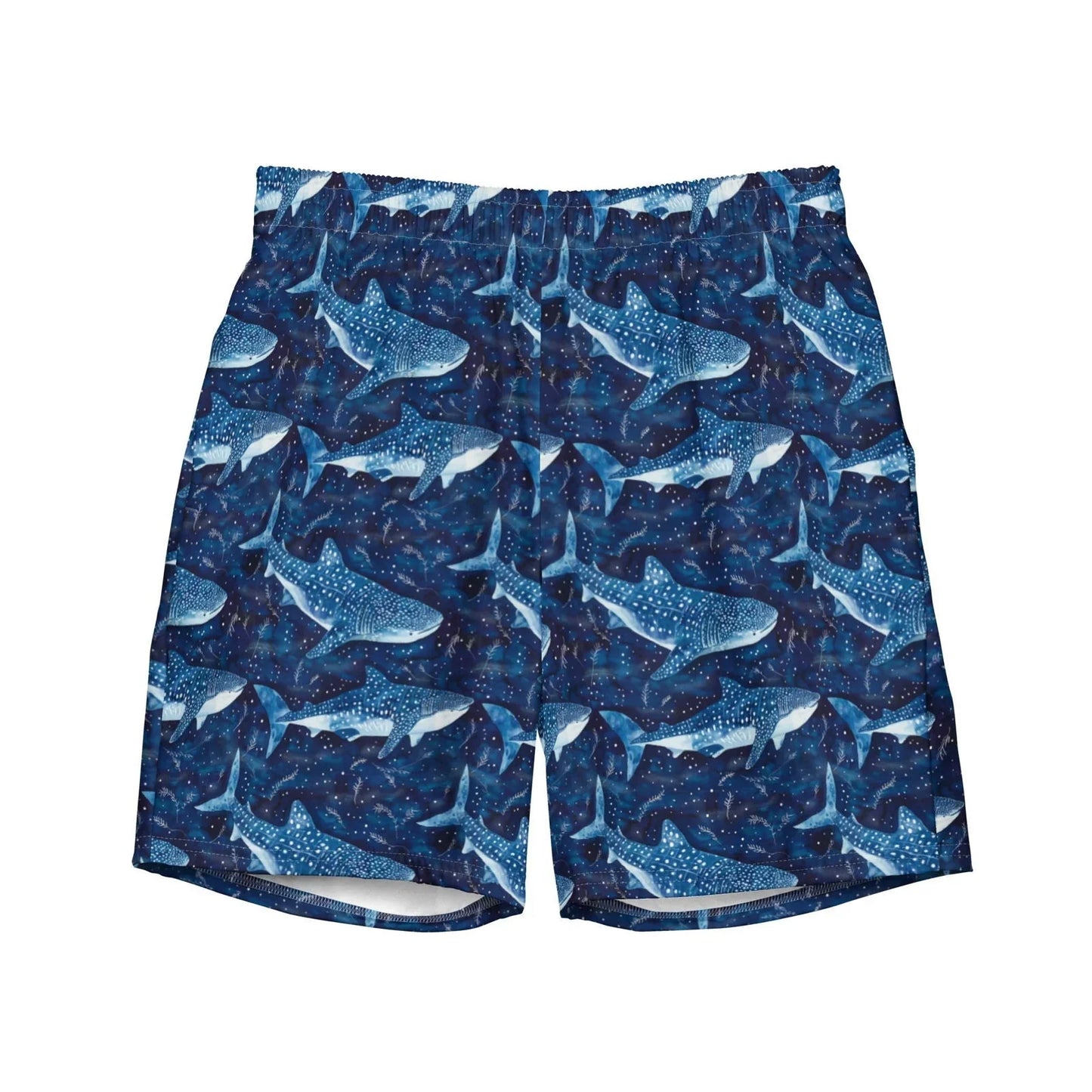 Whale Shark Dream Men's Swim Trunks - 