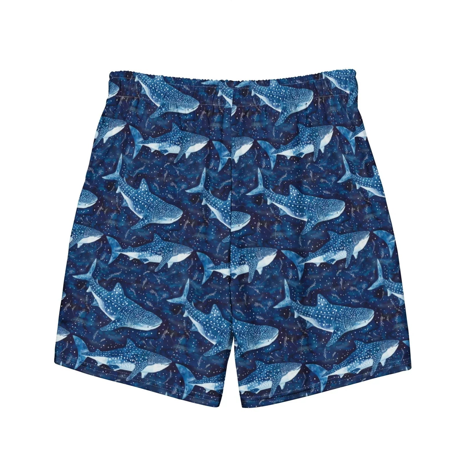 Whale Shark Dream Men's Swim Trunks - 