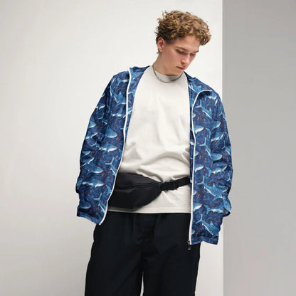 Whale Shark Dream Men’s Windbreaker - 