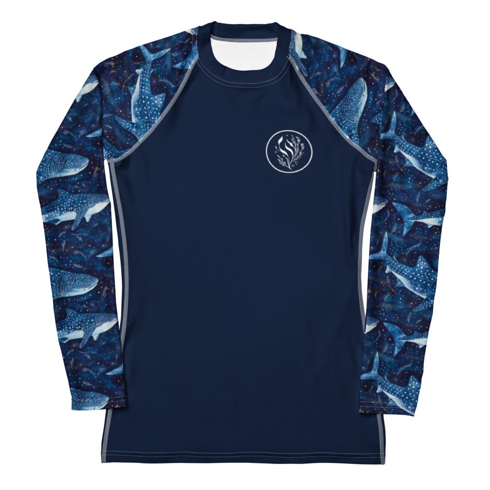 Whale Shark Dream Women's Rash Guard Solid - 