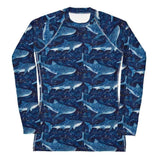 Spotted Eagle Ray Women's Rash Guard -  - ["Rash guard","ray","Spotted Eagle Ray","Wildlife","women"]