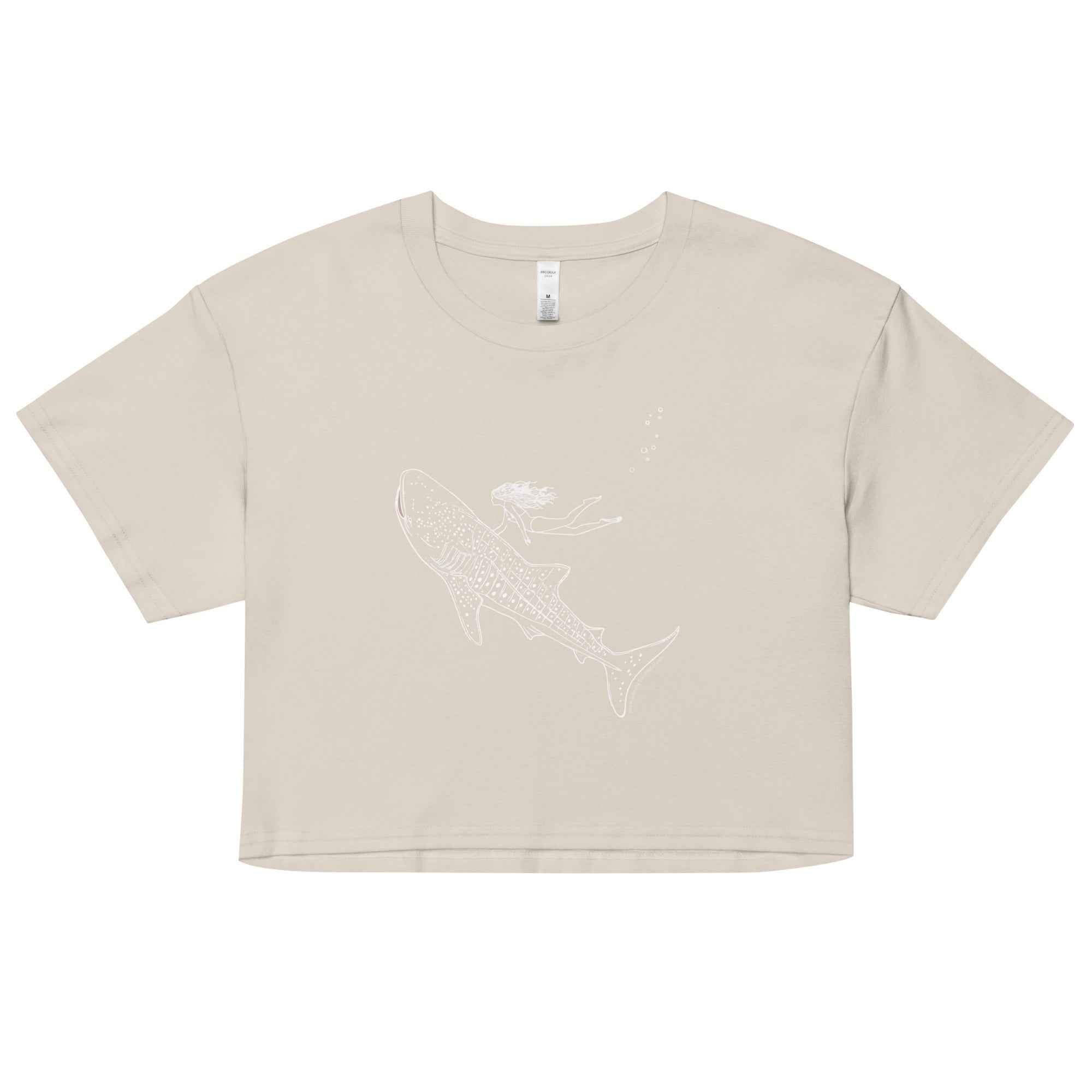 Whale Shark Moment Women’s Crop Top -  - ["T","women"]