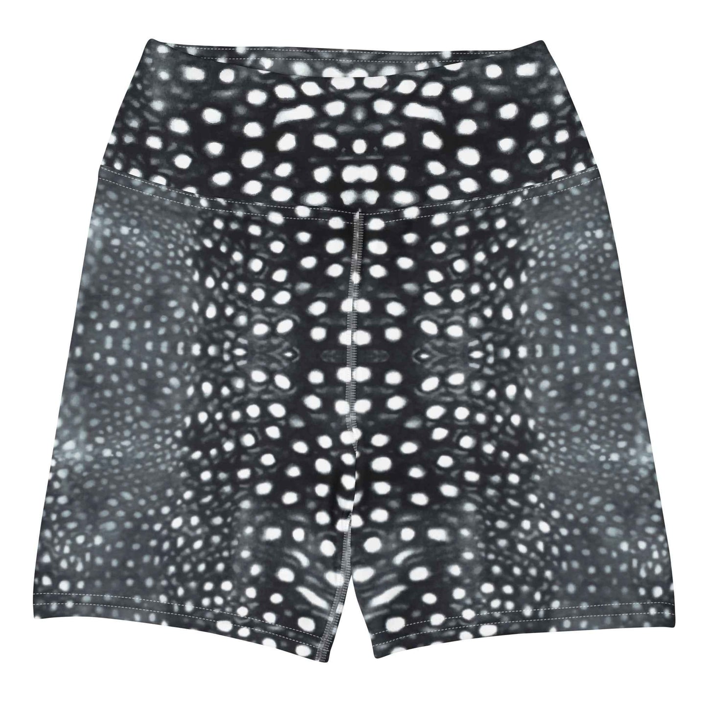 Whale Shark Mosaic B&W 4" Inch Dive Shorts - 