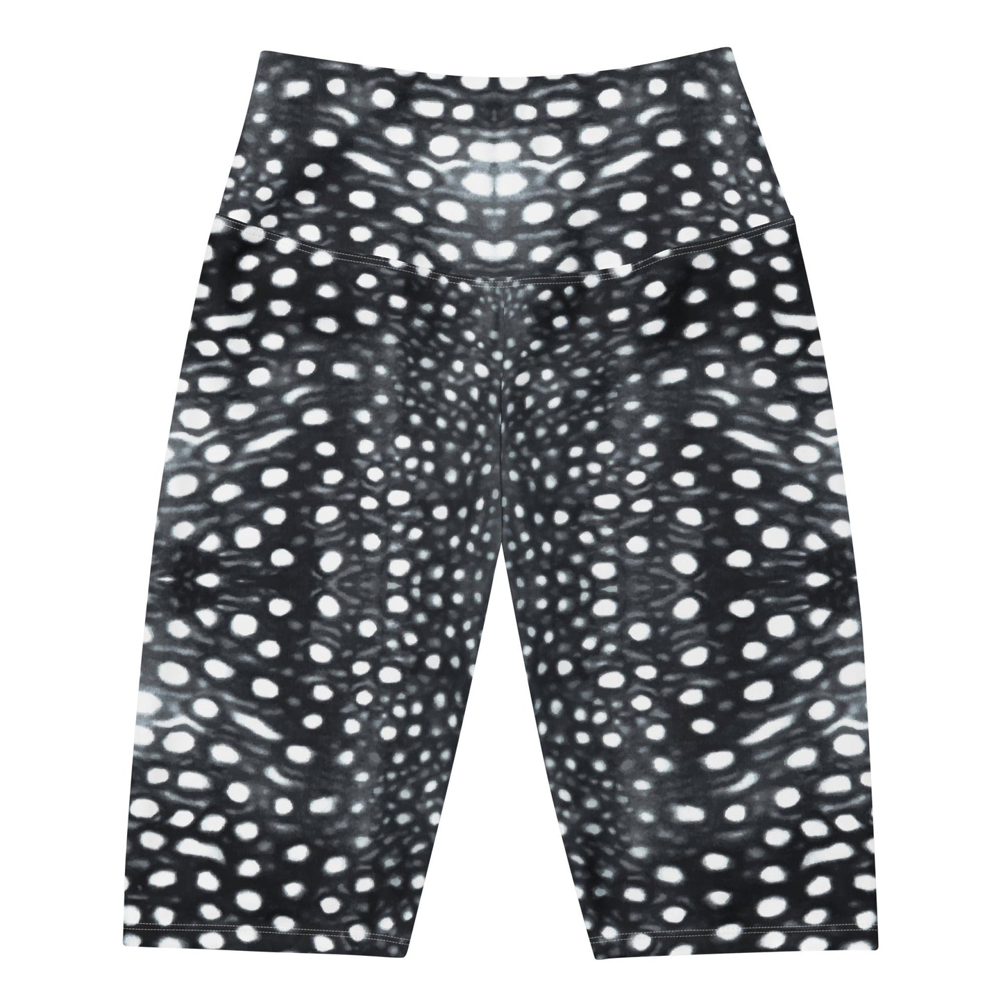 Whale Shark Mosaic B&W 8" Inch Dive Shorts - 
