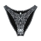 Whale Shark Mosaic Eco High-Leg Cheeky Bikini Bottom -  - ["swim","whale shark","Whale Shark Mosaic","women"]