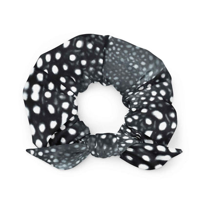 Whale Shark Mosaic B&W Eco-Scrunchie - 