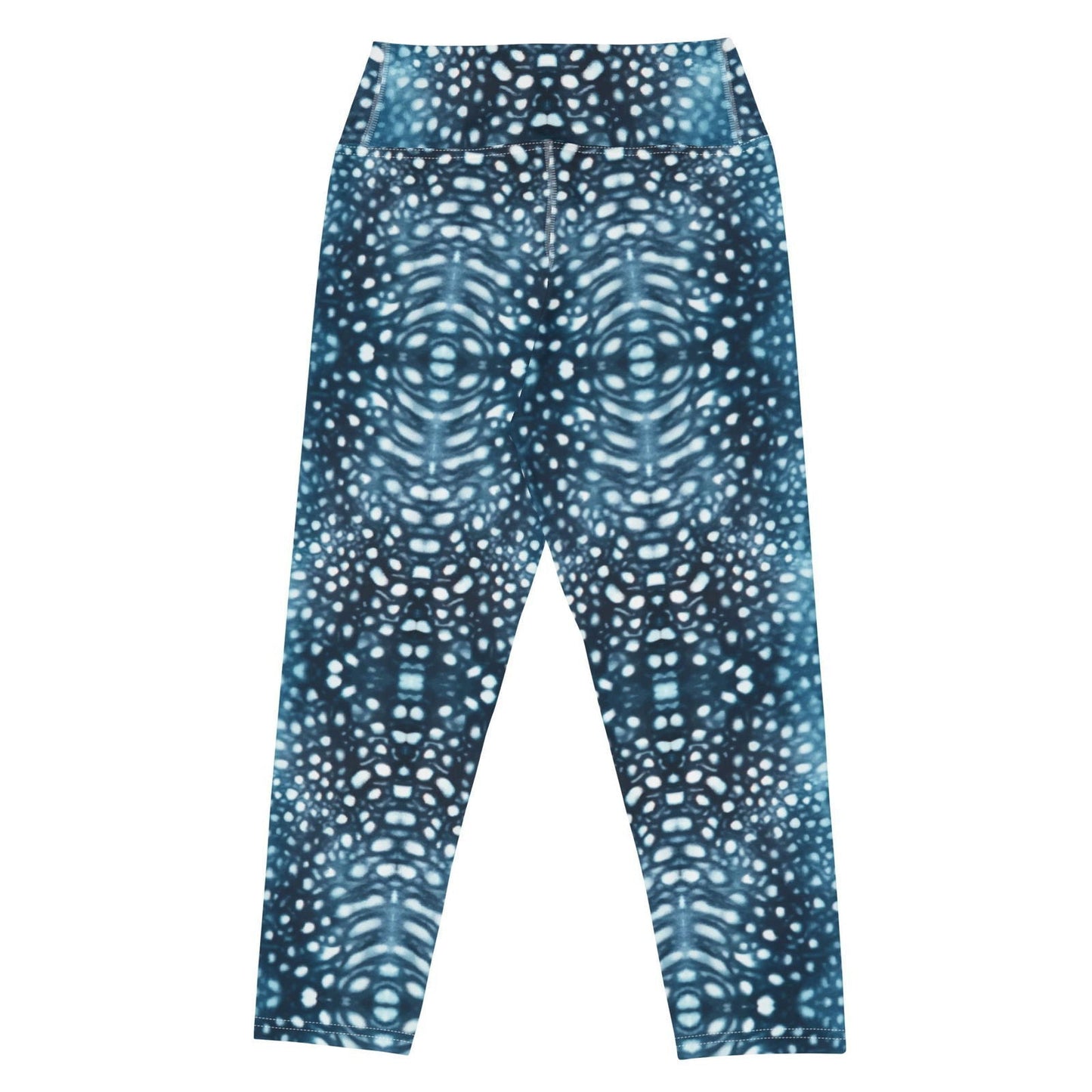 Whale Shark Mosaic Capri Swim Leggings - 