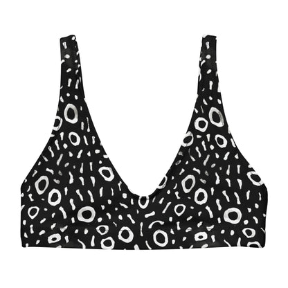 Whale Shark Mosaic Eco Bikini Top - 