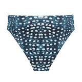 Whale Shark Mosaic Eco High-Waisted Bikini Bottom -  - ["swim","Whale shark","Whale Shark Mosaic","women"]