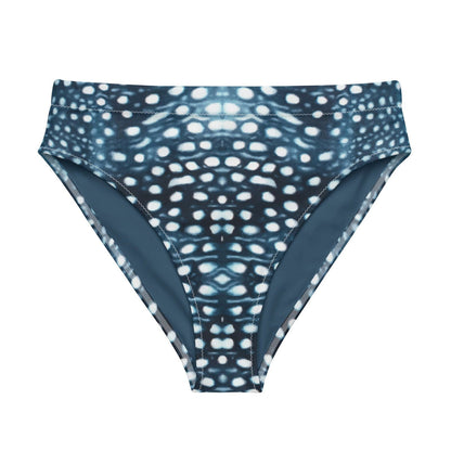 Whale Shark Mosaic Eco High-Waisted Bikini Bottom - 