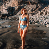Whale Shark Mosaic Eco High-Waisted Bikini Bottom -  - ["swim","Whale shark","Whale Shark Mosaic","women"]