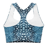 Whale Shark Mosaic Eco Sports Swim Top -  - ["swim","Whale shark","Whale Shark Mosaic","women"]