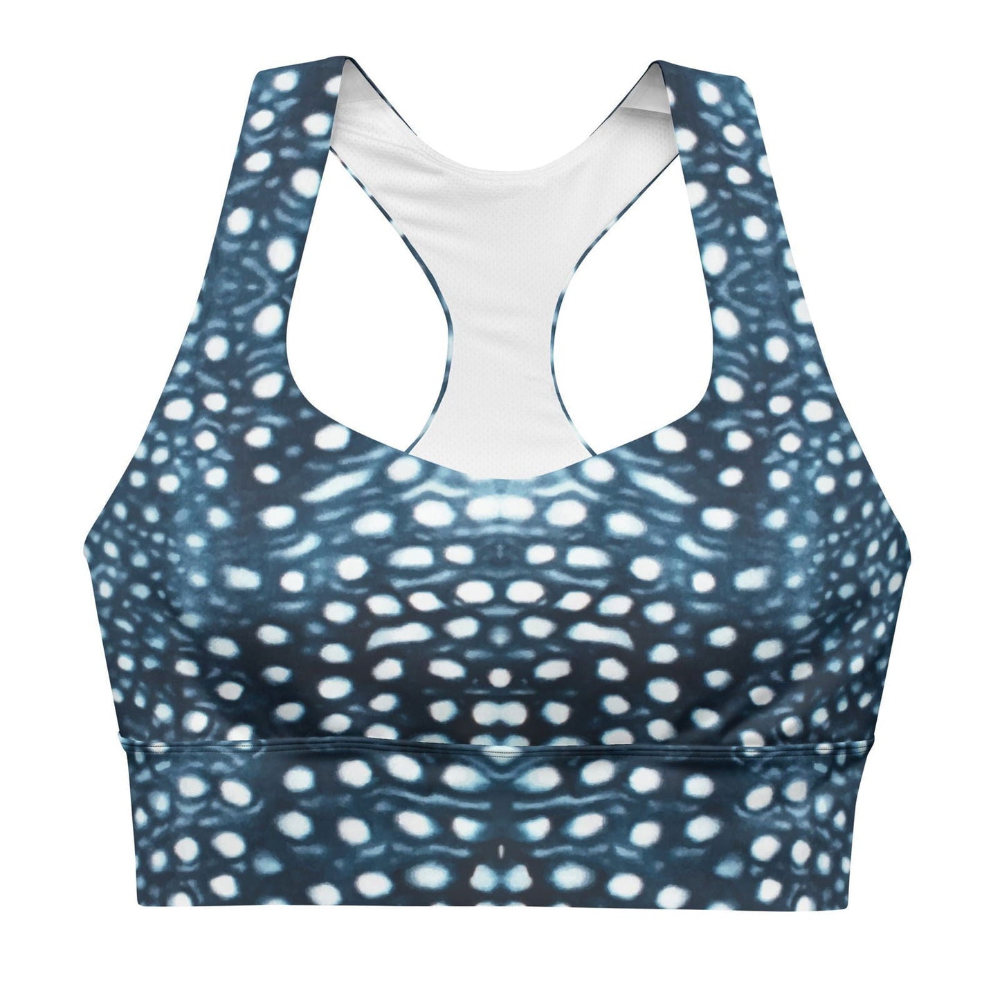 Whale Shark Mosaic Eco Sports Swim Top - 