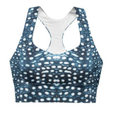 Whale Shark Mosaic Eco Sports Swim Top -  - ["swim","Whale shark","Whale Shark Mosaic","women"]