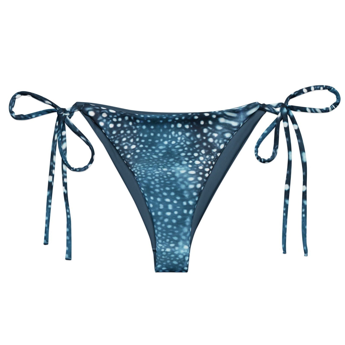 Whale Shark Mosaic Eco String Bikini Bottom - 