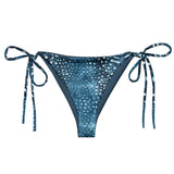 Whale Shark Mosaic Eco String Bikini Bottom -  - ["swim","Whale shark","Whale Shark Mosaic","women"]