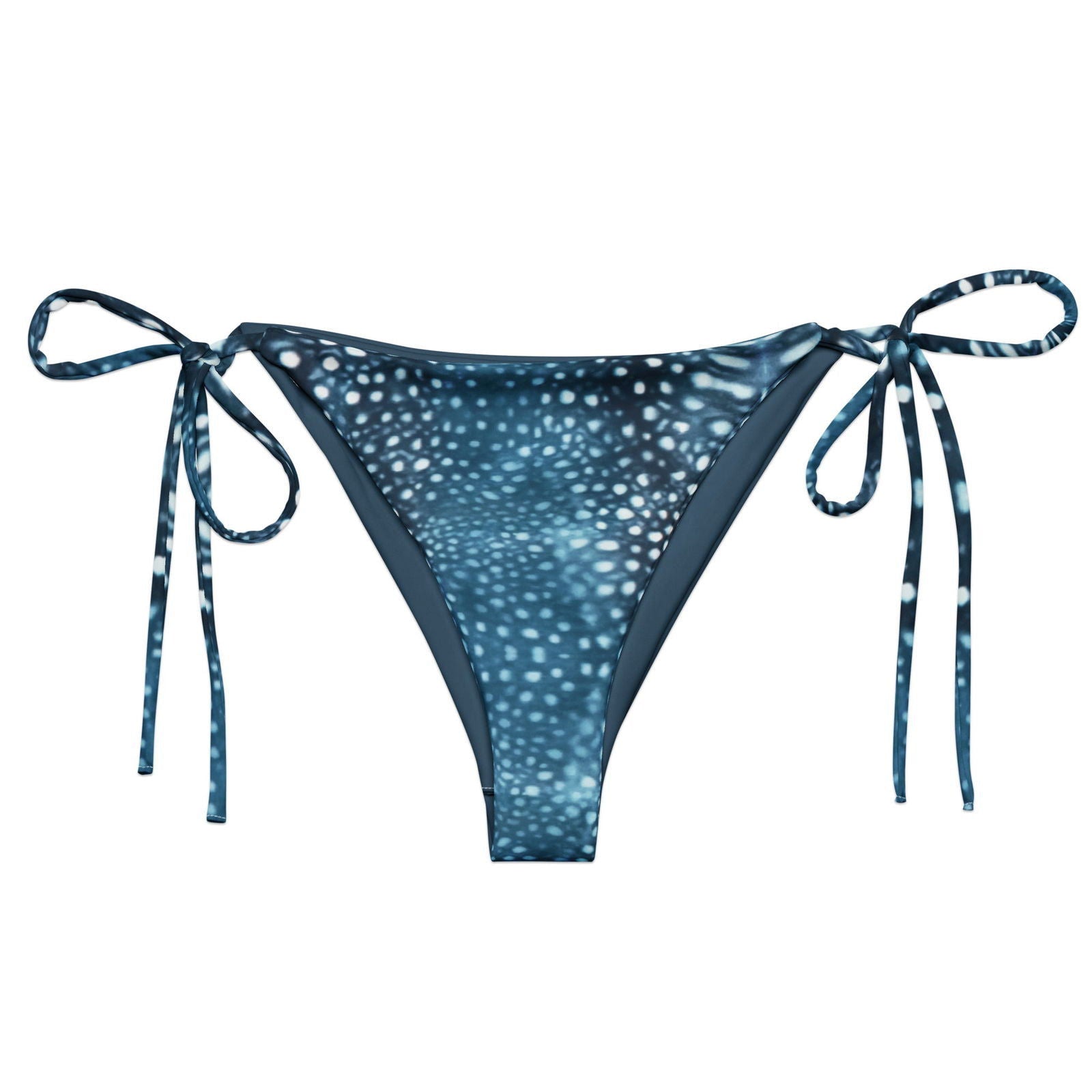 Whale Shark Mosaic Eco String Bikini Bottom - 