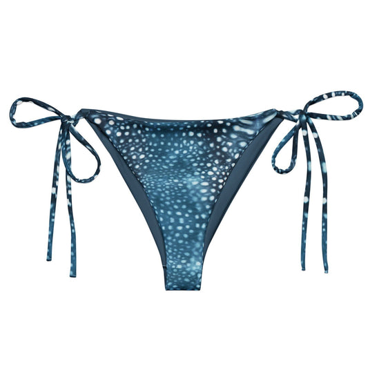 Whale Shark Mosaic Eco String Bikini Bottom - 