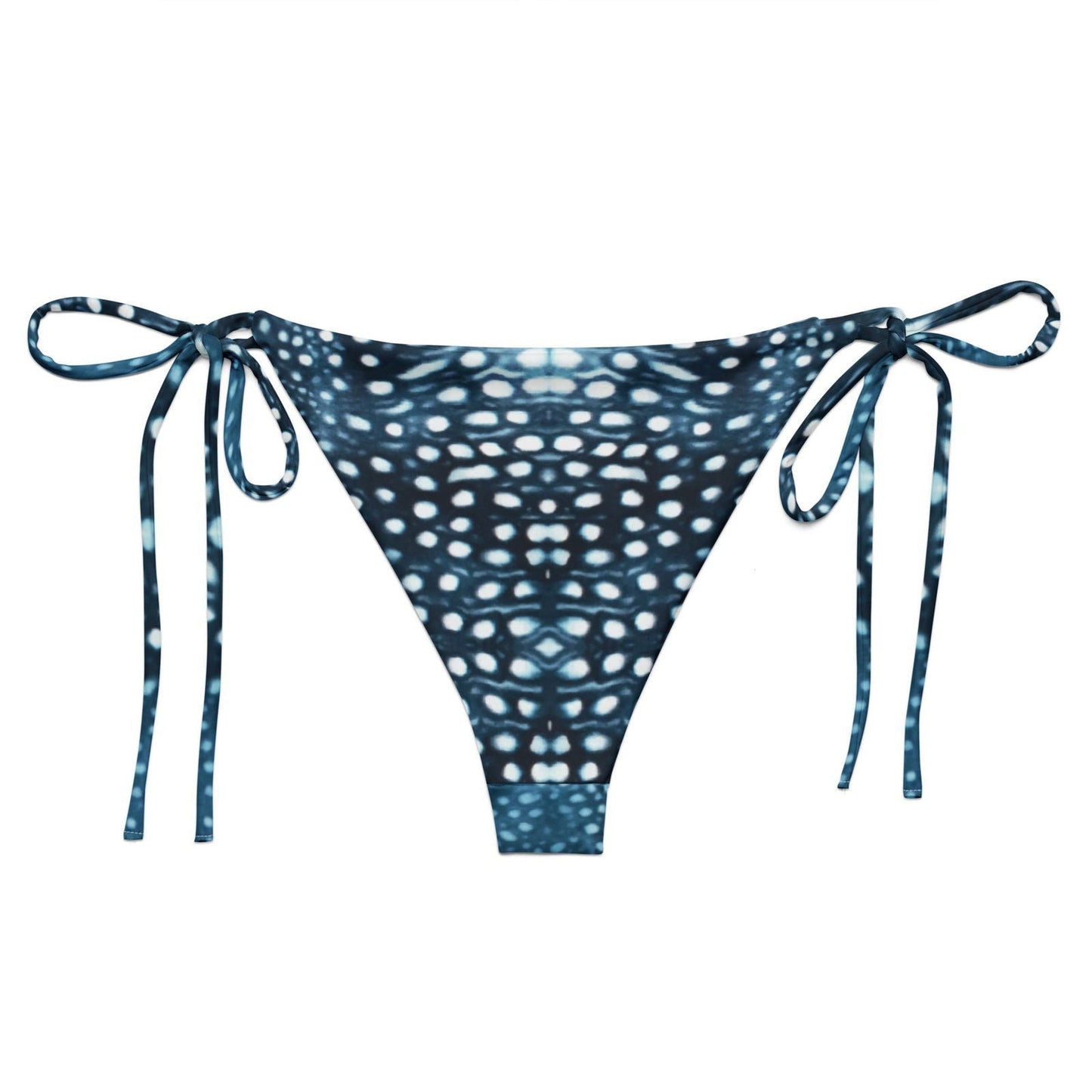 Whale Shark Mosaic Eco String Bikini Bottom - 