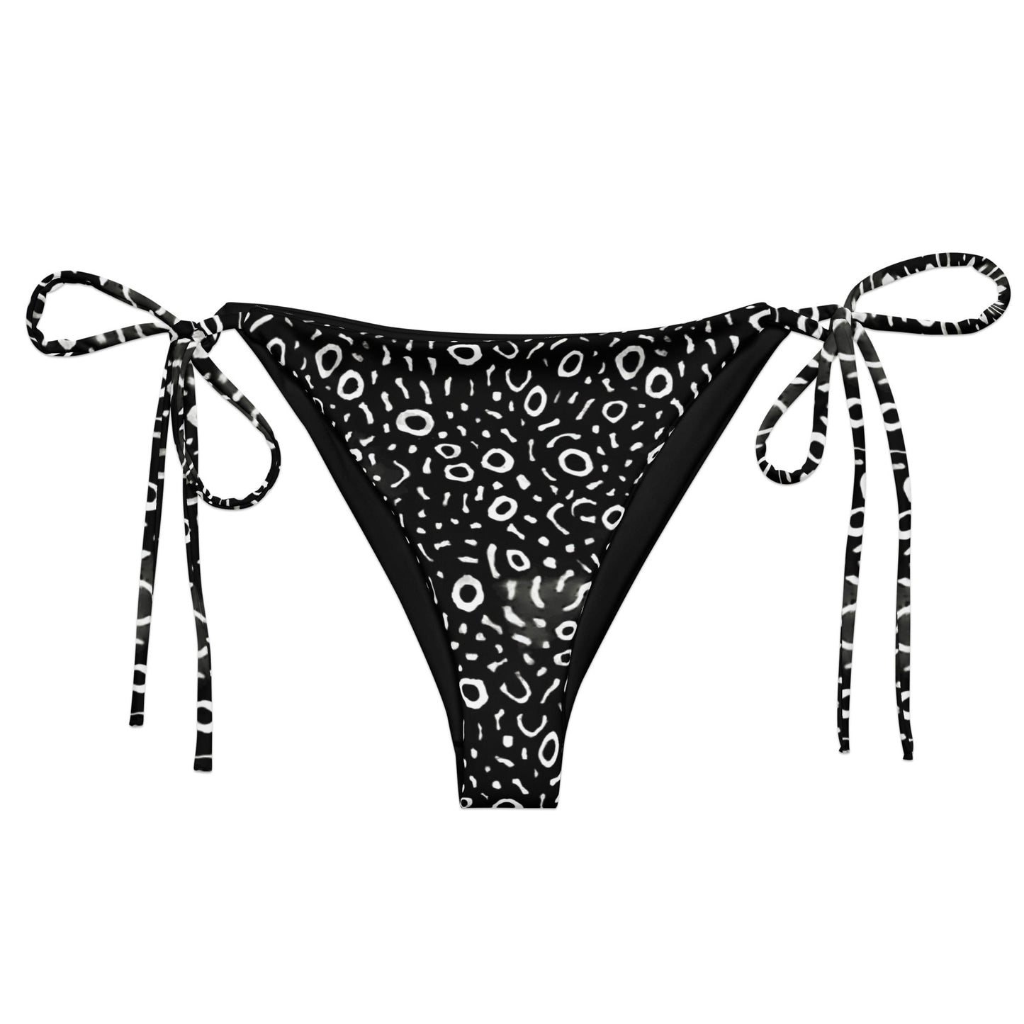 Whale Shark Mosaic Eco String Bikini Bottom - 