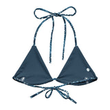 Whale Shark Mosaic Eco String Bikini Top -  - ["swim","Whale shark","Whale Shark Mosaic","women"]
