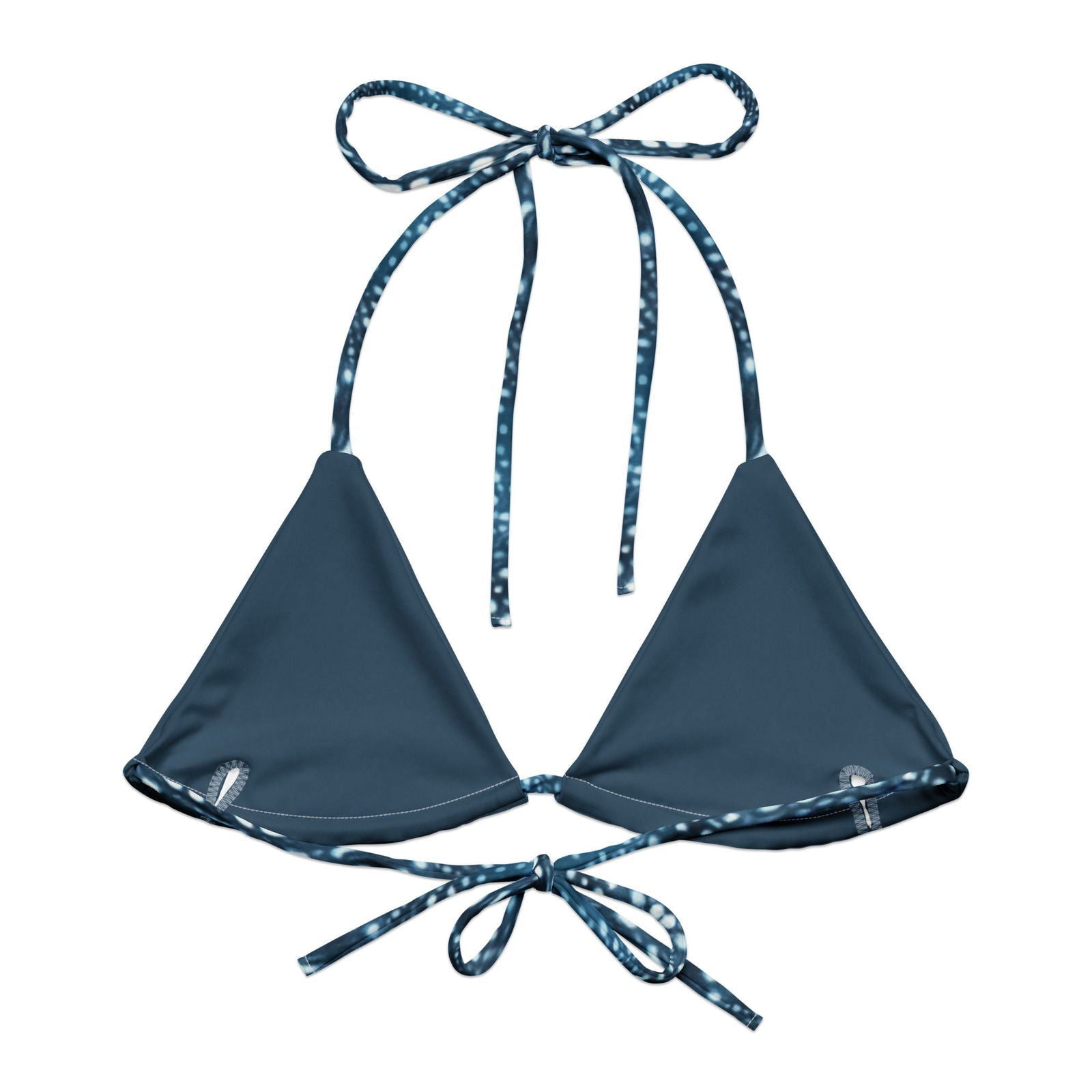 Whale Shark Mosaic Eco String Bikini Top -  - ["swim","Whale shark","Whale Shark Mosaic","women"]