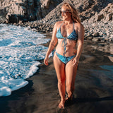 Whale Shark Mosaic Eco String Bikini Top -  - ["swim","Whale shark","Whale Shark Mosaic","women"]