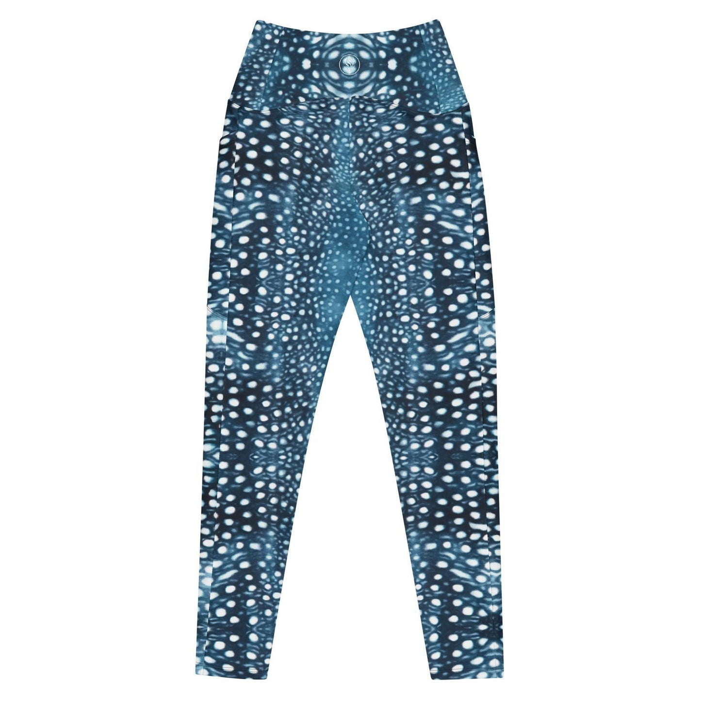 Whale Shark Mosaic Eco Swim Leggings With Pockets - 