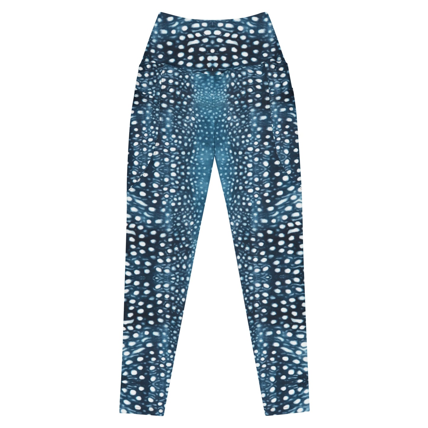 Whale Shark Mosaic Eco Swim Leggings With Pockets - 