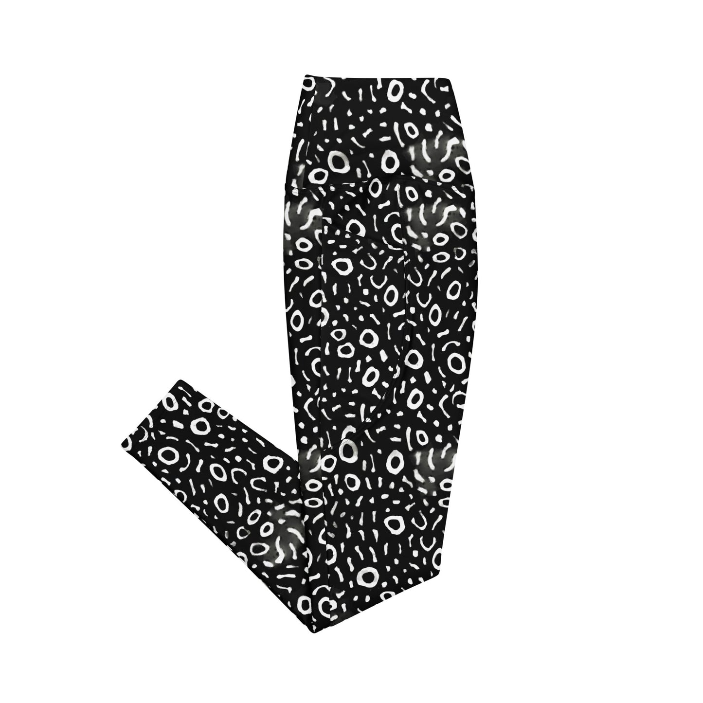 Whale Shark Mosaic Eco Swim Leggings With Pockets - 