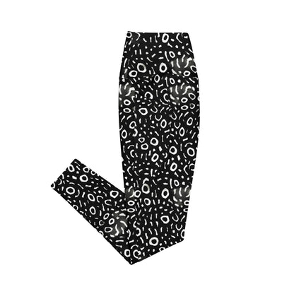 Whale Shark Mosaic Eco Swim Leggings With Pockets - 