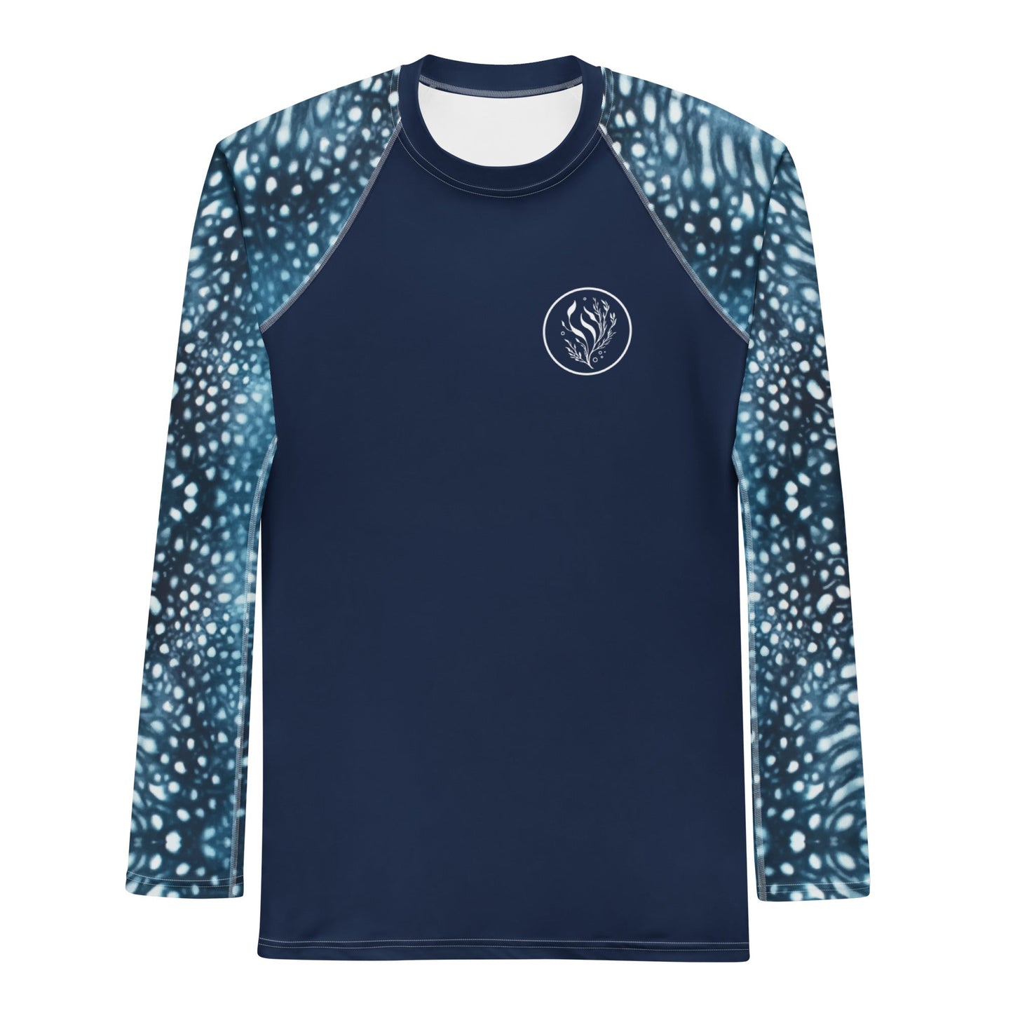 Whale Shark Mosaic Men's Rash Guard - 