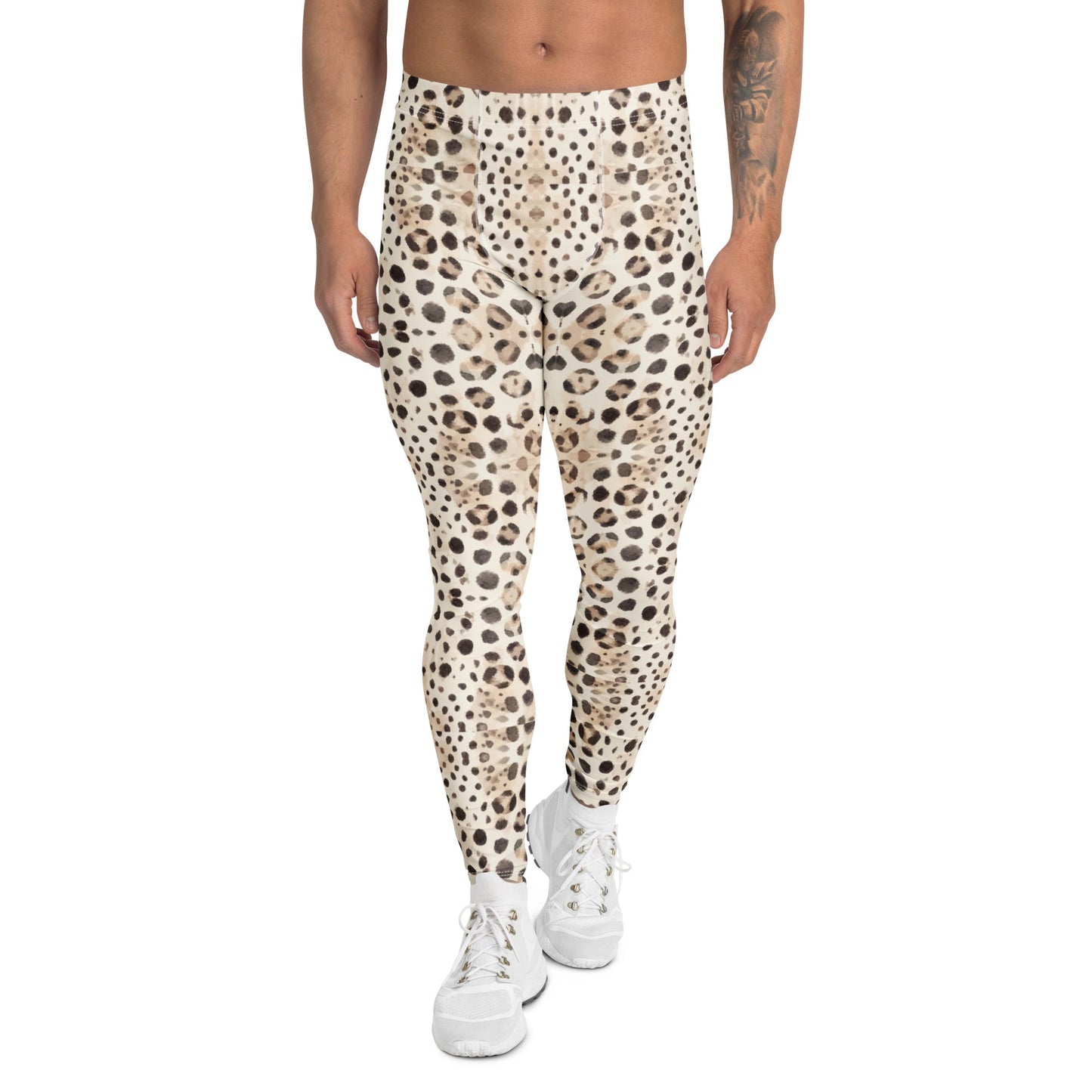 Whale Shark Mosaic Men's Swim Leggings - 