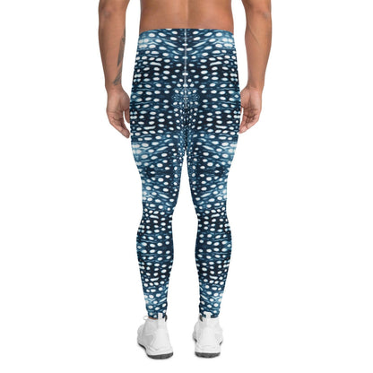 Whale Shark Mosaic Men's Swim Leggings - 