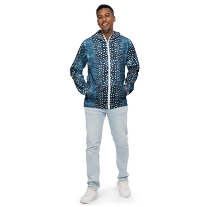 Whale Shark Mosaic Men’s windbreaker - 