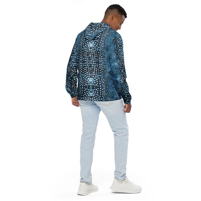 Whale Shark Mosaic Men’s windbreaker - 