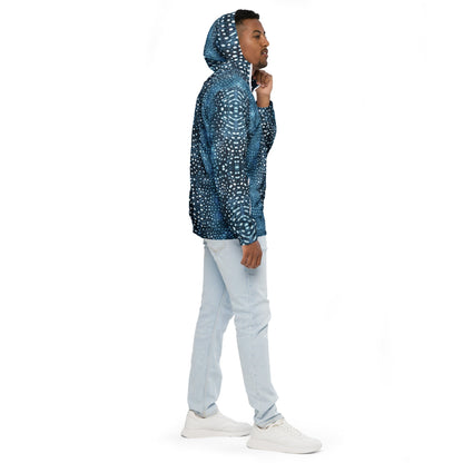 Whale Shark Mosaic Men’s windbreaker - 