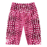 Whale Shark Mosaic Pink 8" Inch Dive Shorts -  - ["Short","whale shark","Whale Shark Mosaic Pink","women"]