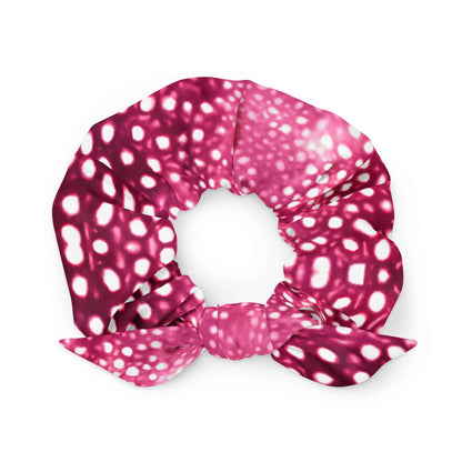 Whale Shark Mosaic Pink Eco-Scrunchie - 
