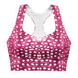 Whale Shark Mosaic Pink Eco Sports Swim Top -  - ["swim","whale shark","Whale Shark Mosaic Pink","women"]