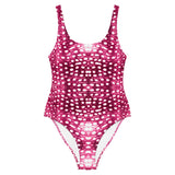 Whale Shark Mosaic Pink One-Piece Swimsuit -  - ["swim","whale shark","Whale Shark Mosaic Pink","women"]