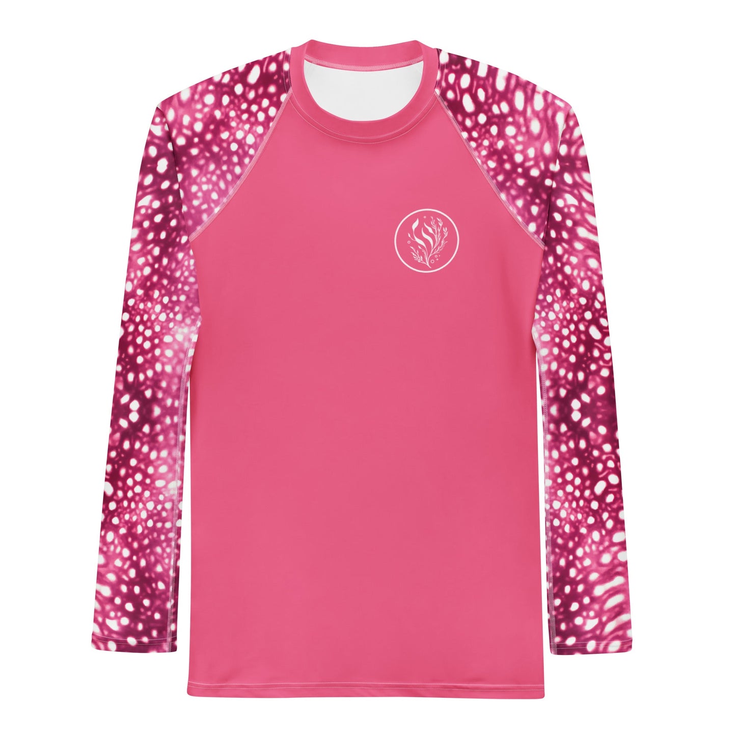 Whale Shark Mosaic Pink W Men's Rash Guard - 