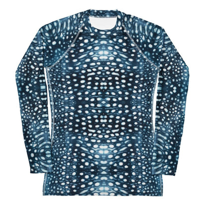 Whale Shark Mosaic Women's Rash Guard - 
