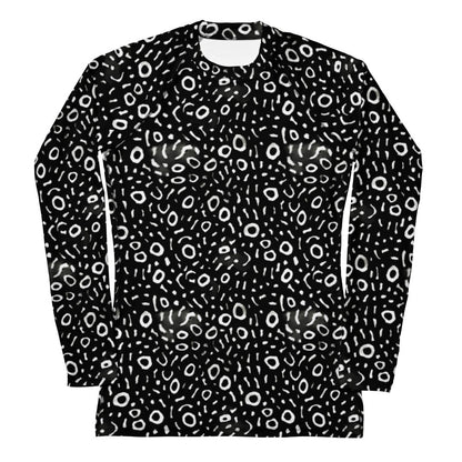 Whale Shark Mosaic Women's Rash Guard - 