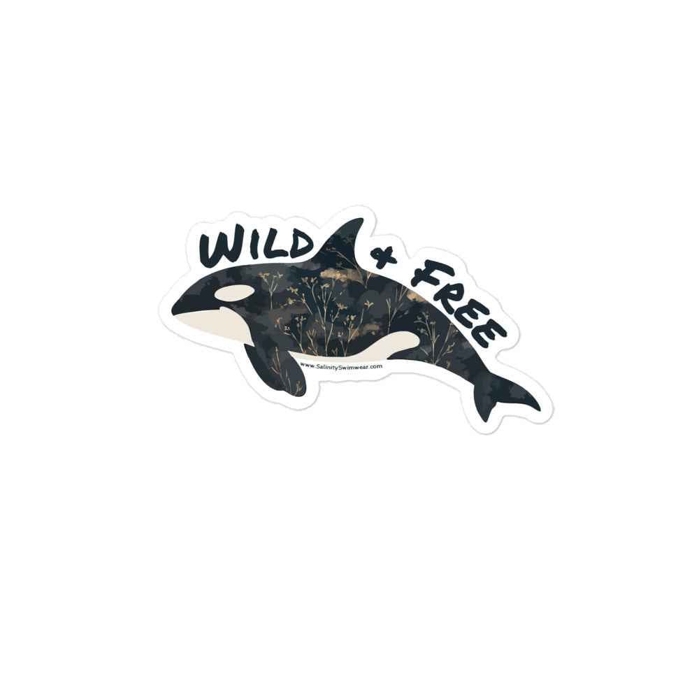 Wild & Free Orca Sticker -  - ["stick"]