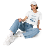 Ask Me About Sharks Cropped Tee